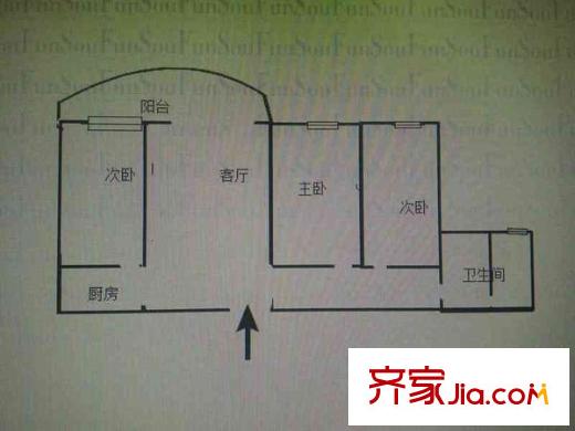 立源地小區(qū) 3室 戶型圖