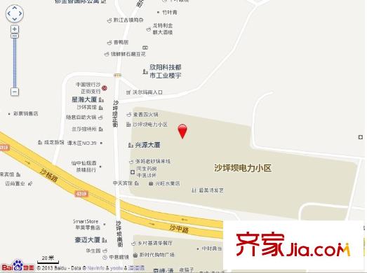 電力小區(qū)交通圖