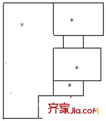 電力小區(qū) 3室 戶型圖