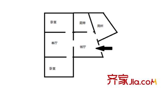 宏浩大廈 2室 戶型圖