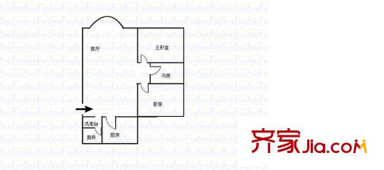 宏浩大廈 2室 戶型圖
