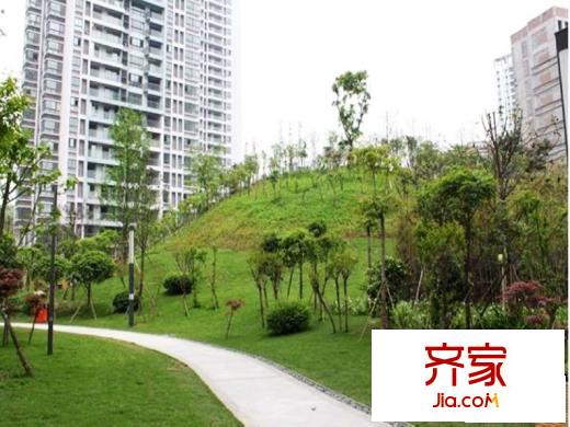 海爾海語(yǔ)江山實(shí)景圖小區(qū)（2013.4.6）