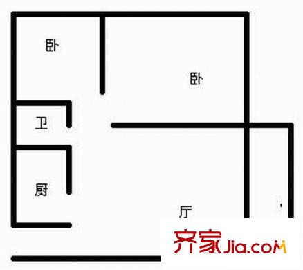 春光港灣 2室 戶型圖