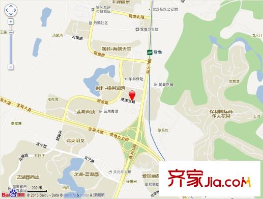 鴛鴦北湖郡交通圖