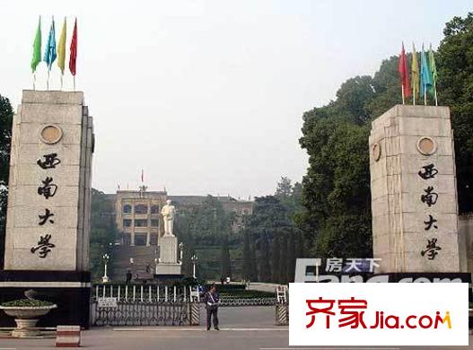 泰吉濱江配套圖周邊配套西南大學(xué)