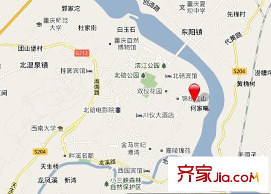 泰吉濱江交通圖
