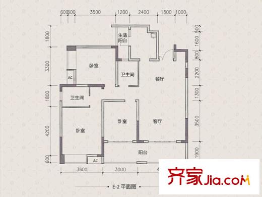 富洲新城二期   戶型圖