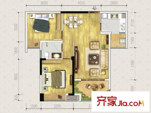 富洲新城二期  戶型圖
