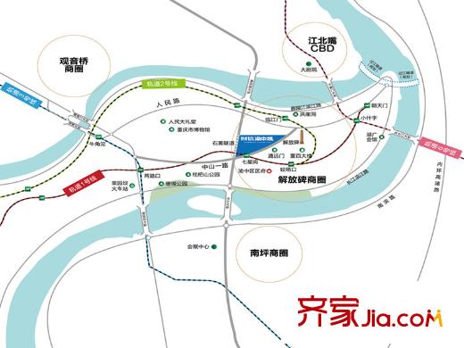 財(cái)信渝中城區(qū)位圖