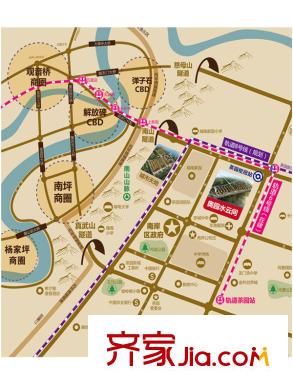 奧園水云間交通圖