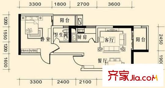 北城旺角 戶型圖