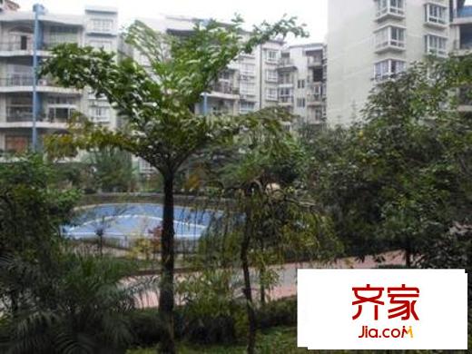 翠湖柳岸外景圖