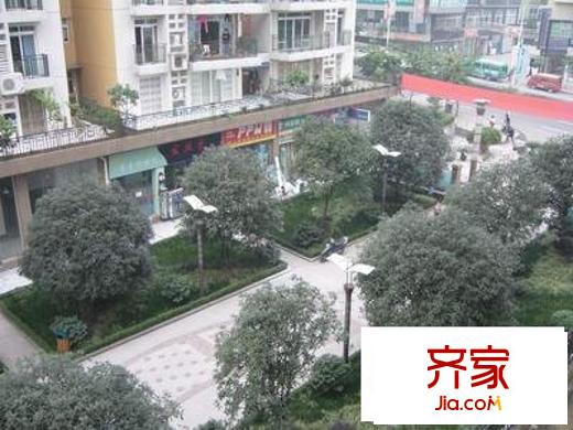 翠湖柳岸外景圖