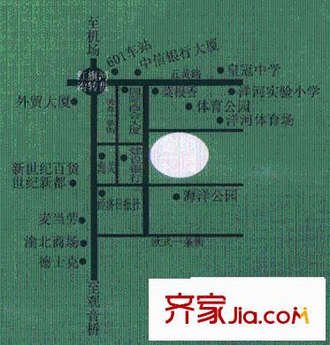 金地花園交通圖
