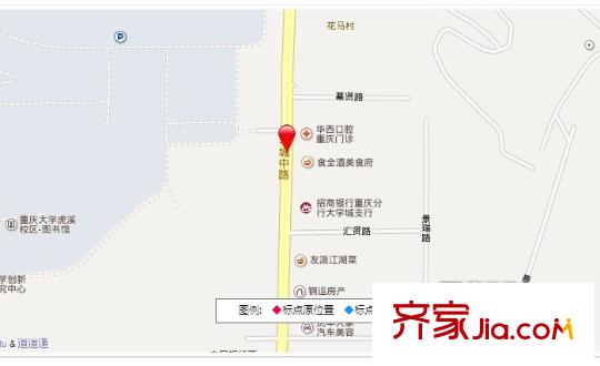 富力城E區(qū)交通圖