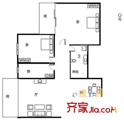 臨華路小區(qū)2室