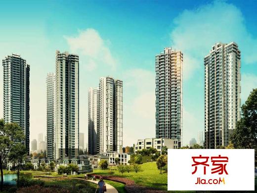 天成酈湖國(guó)際社區(qū)一期A/B區(qū)外立面效果圖