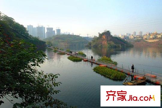 天成酈湖國(guó)際社區(qū)周邊彩云湖濕地公園