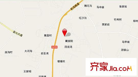 香堤花徑交通圖