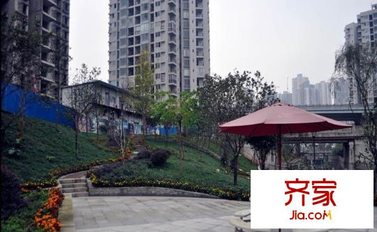 香堤花徑實景圖小區(qū)（2011.11）