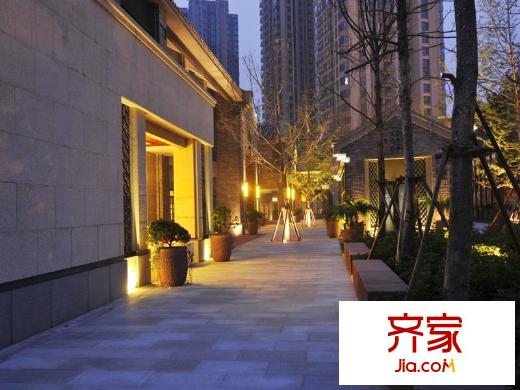 融匯溫泉城錦繡里實景圖泉里小鎮(zhèn)臨街（2014.04.28）
