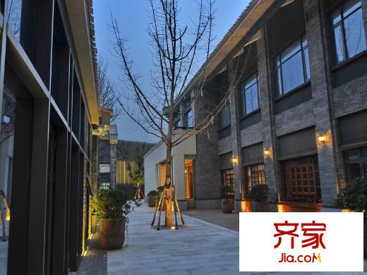 融匯溫泉城錦繡里實景圖泉里小鎮(zhèn)臨街夜景（2014.04.28）
