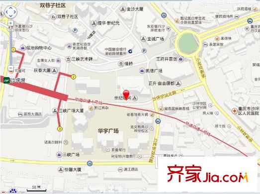 世紀(jì)銀河交通圖