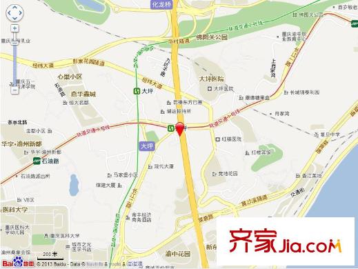 萬(wàn)友康年國(guó)際公寓交通圖