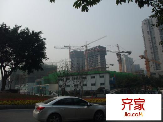 英利國際廣場外景圖4號樓工程進度圖(2012.03)