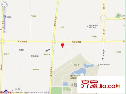 龍湖睿城瀾溪坊交通圖