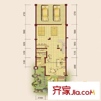 龍湖睿城瀾溪坊戶型圖龍湖睿城22 1室1廳