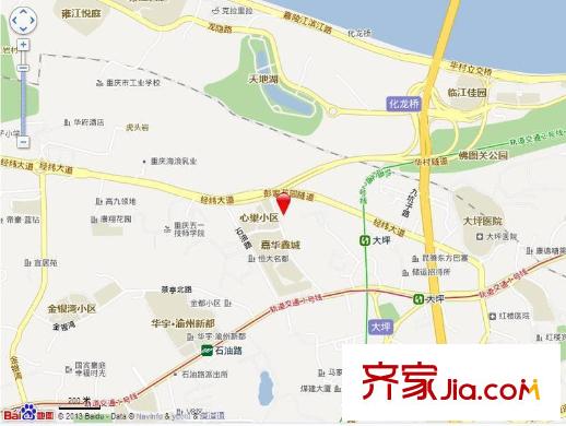 恒康麗景交通圖