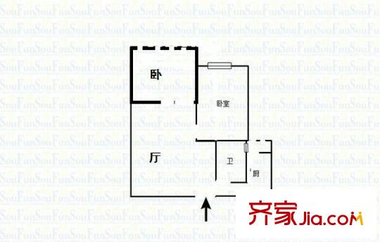 恒康麗景 2室 戶型圖