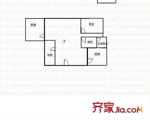 學(xué)林雅園 3室 戶型圖