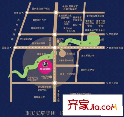 東方劍橋交通圖