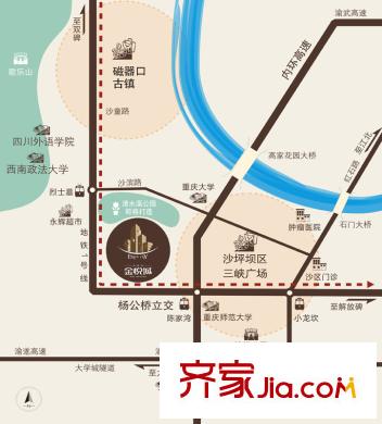 金融街金悅城交通圖