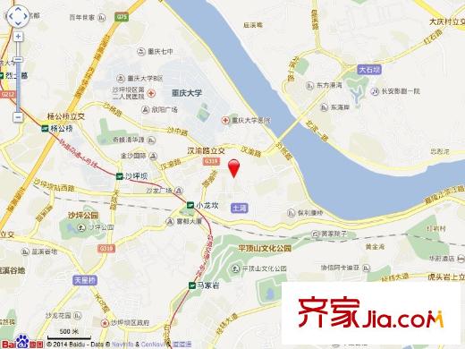 嘉新桃花里交通圖