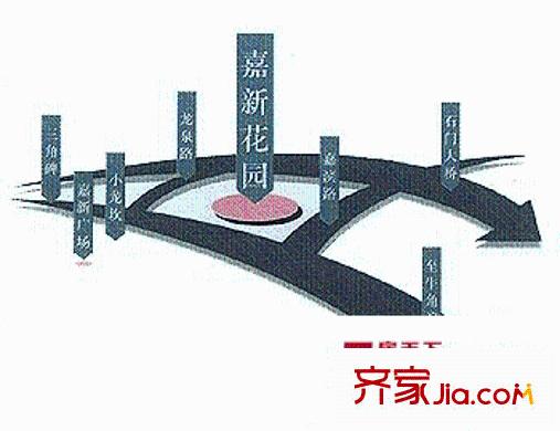 嘉新桃花里交通圖