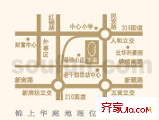 錦上華庭交通圖