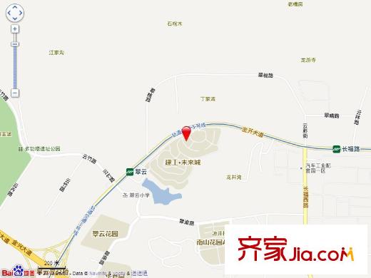 錦上華庭交通圖
