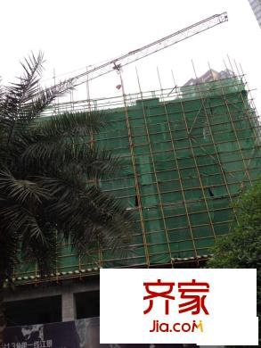 珠江國際外景圖一期組團(tuán)工程進(jìn)度圖（2013.5）