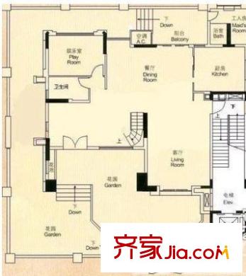 龍湖弗萊明戈 4室 戶型圖