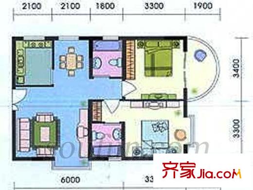 溫馨家園 戶型圖1