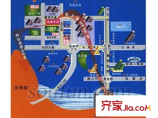 溫馨家園交通圖