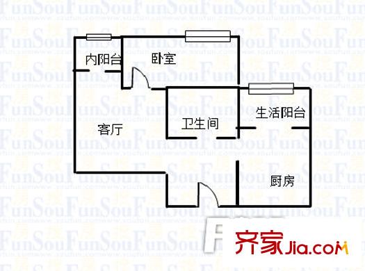 大鼎第一時(shí)間 0室 戶型圖