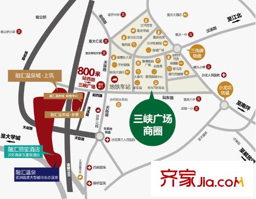融匯溫泉城錦華里西區(qū)交通圖