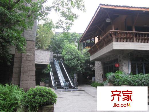 重慶天地雍江翠平方米實(shí)景圖社區(qū)商業(yè)街實(shí)景（2012.10）