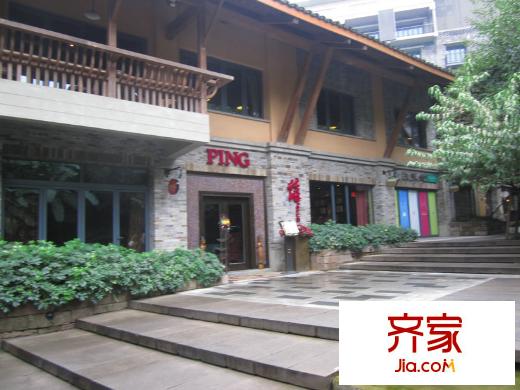 重慶天地雍江翠平方米實(shí)景圖社區(qū)商業(yè)街實(shí)景（2012.10）