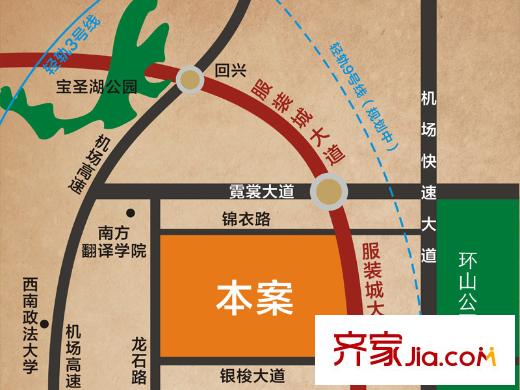 申佳上海時光區(qū)位圖