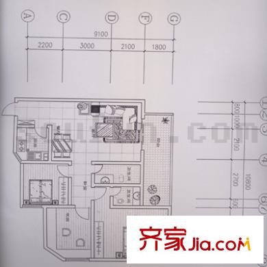 空港圣地戶型圖戶型圖 2室2廳1衛(wèi)1廚